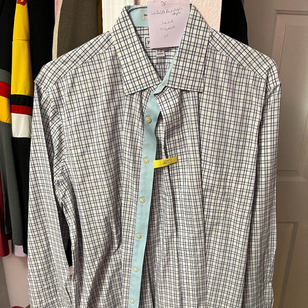 Men's Paul Fredrick Long Sleeve Dress Shirt